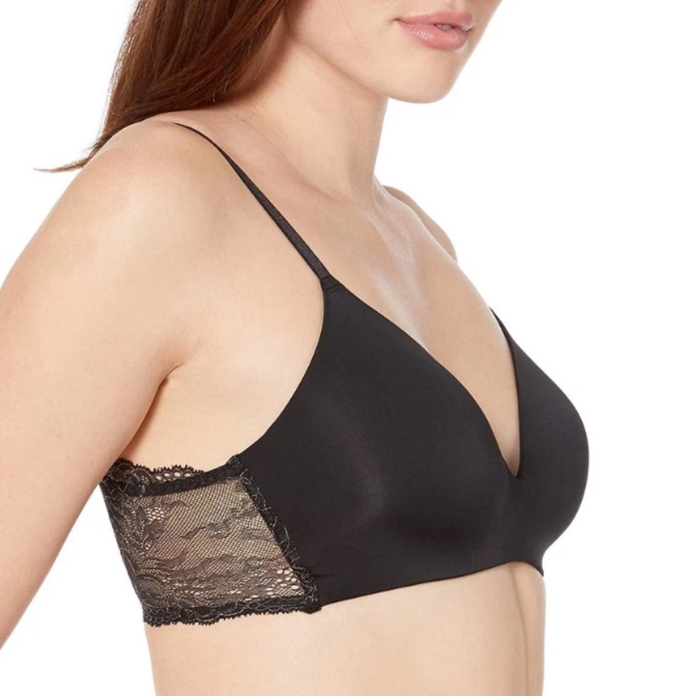 Natori drama contour wireless lace bra